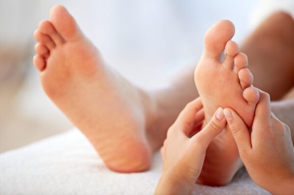 Reflexology foot massage